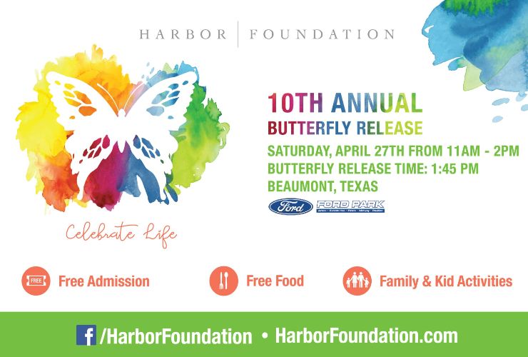 More Info for HARBOR FOUNDATION HOSTS 10TH ANNUAL  BUTTERFLY RELEASE
